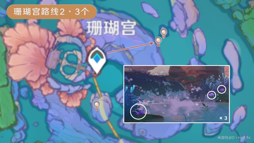 原神珊瑚珍珠究竟藏在哪些隐秘路线？2022最新高效采集攻略揭秘在哪？